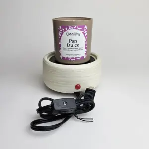 Electric Wax Warmer and Candle Warmer Stone Ivory