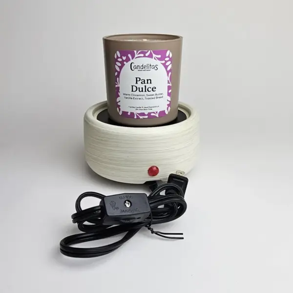 Electric Wax Warmer and Candle Warmer Stone Ivory
