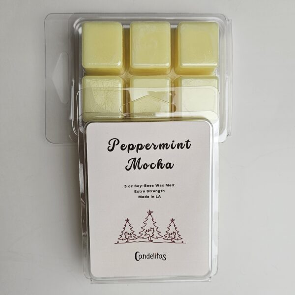 Peppermint Mocha Soy Wax Melts, Extra Strong